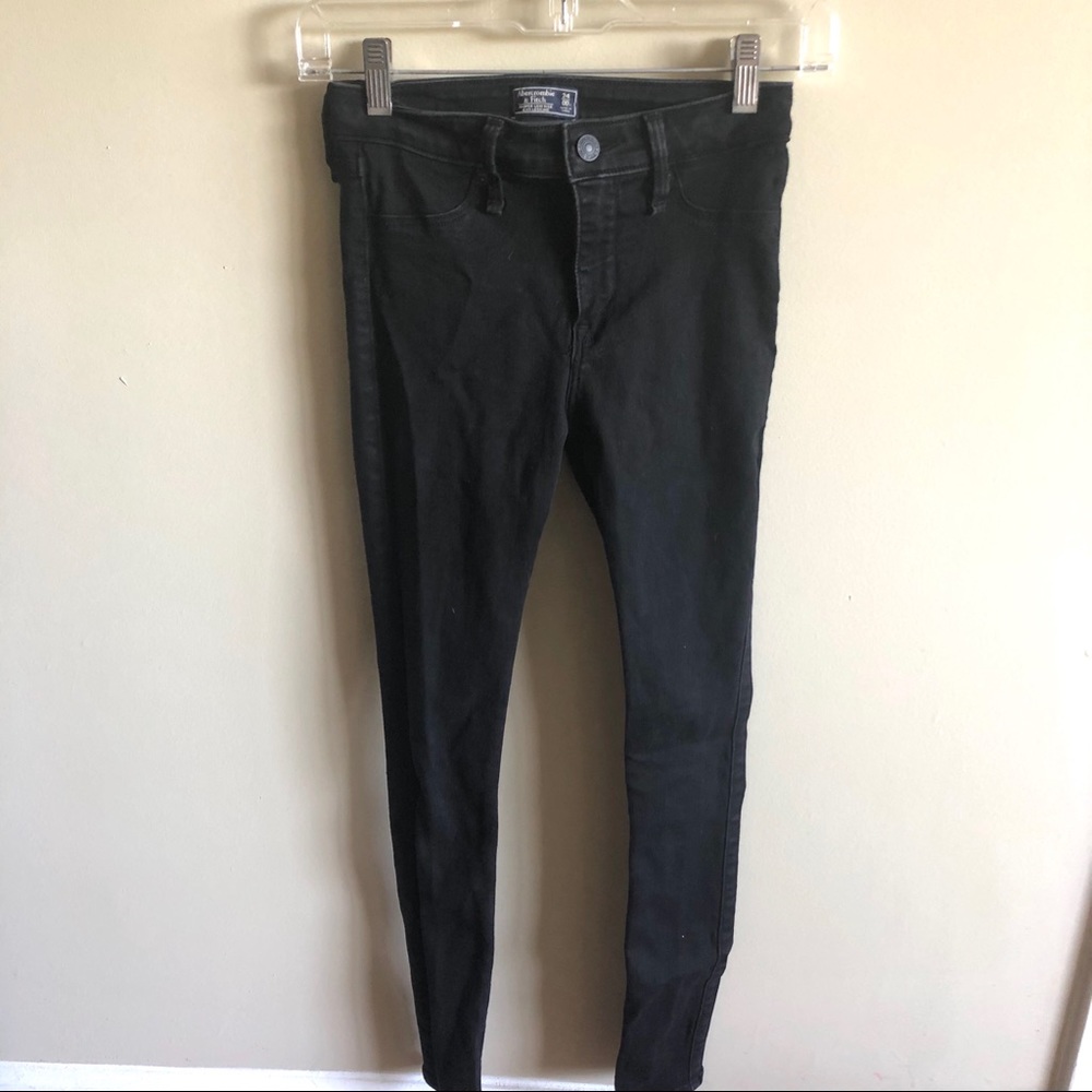 Black Abercrombie Jean Leggings